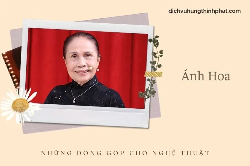 Những đóng góp cho nghệ thuật của Ánh Hoa