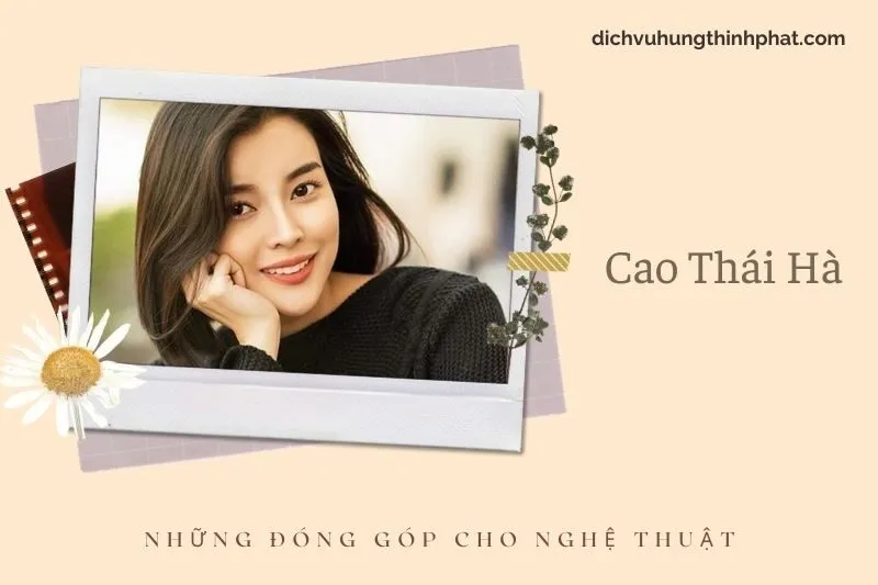 Những đóng góp cho nghệ thuật của Cao Thái Hà