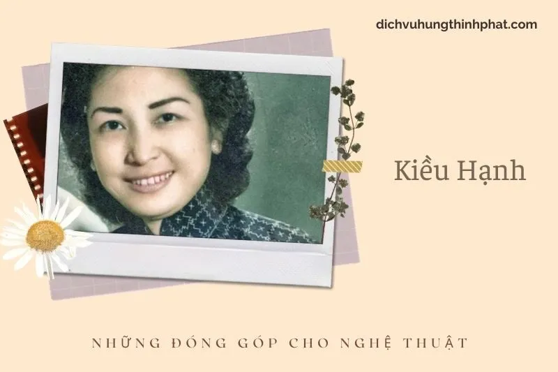 Những đóng góp cho nghệ thuật của KiềU HạNh