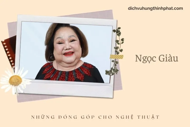 Những đóng góp cho nghệ thuật của NgọC Giàu