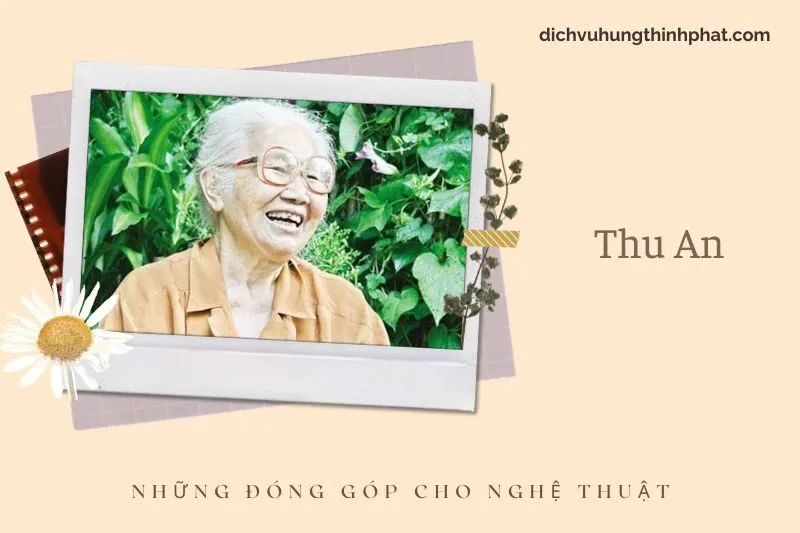 Những đóng góp cho nghệ thuật của Thu An