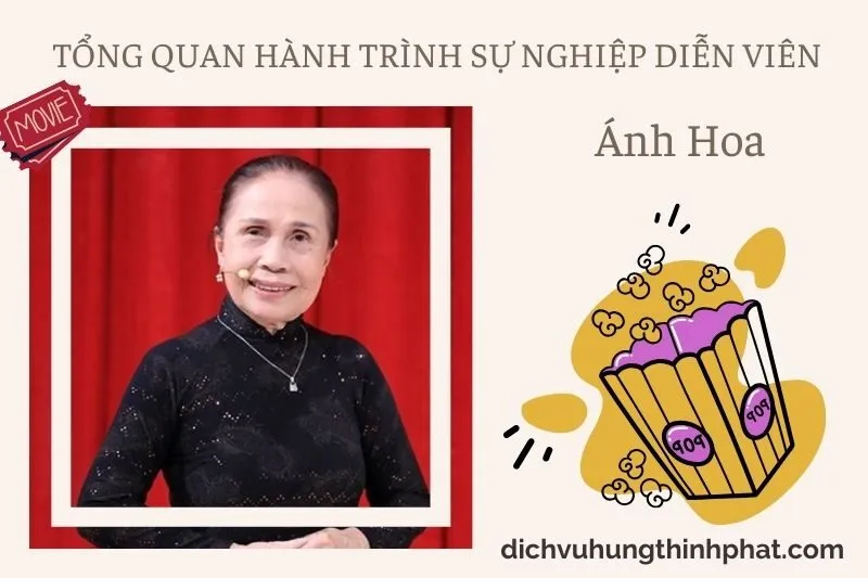 Tổng quan hành trình sự nghiệp diễn viên Ánh Hoa