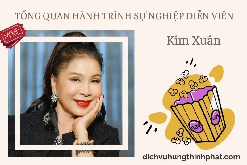 Tổng quan hành trình sự nghiệp diễn viên Kim Xuân