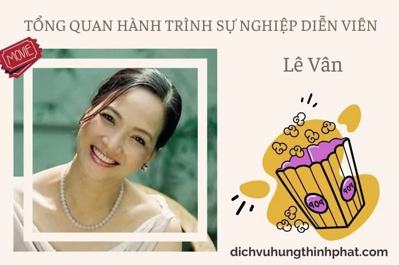 Tổng quan hành trình sự nghiệp diễn viên Lê Vân